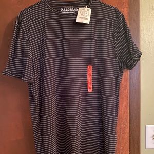 Striped black & white tshirt